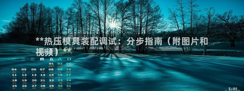 杭州易倍达科技有限公司怎么样：**热压模具装配调试：分步