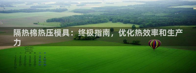 emc易倍最新链接：隔热棉热压模具：终极指南，优化热效率