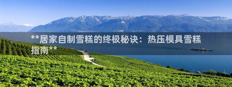 易倍电竞,有球必应：**居家自制雪糕的终极秘诀：热压模具