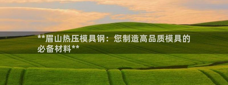 易倍单词官方网站：**眉山热压模具钢：您制造高品质模具的