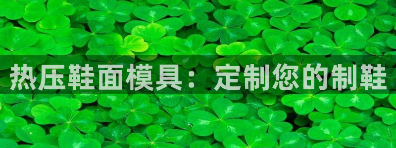 emc32软件：热压鞋面模具：定制您的制鞋